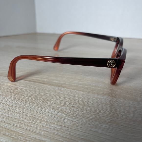 Gucci GG0372O 003 Eyeglasses Burgundy Bumble Bee Tip Frames Only 51-17-140 - Picture 5 of 10